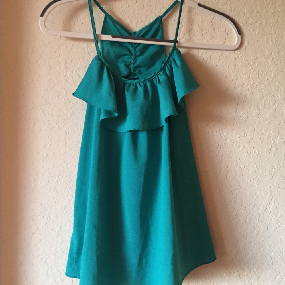 NWOT Emerald Racerback blouse - Picture 4 of 5